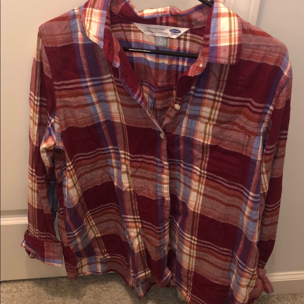 Old Navy Flannel top